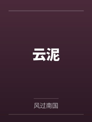 云泥封面