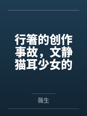 行箸的创作事故，文静猫耳少女的蜜臀惩罚日记～写黄文的代价是被打到高潮失禁～屁股、乳头、屁眼、小穴的全封面