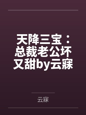 天降三宝:总裁老公坏又甜by云寐苏辞月封面