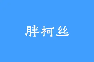 胖柯丝