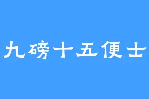 九磅十五便士