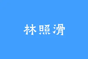 林照滑