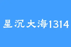 星沉大海1314