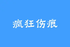 疯狂伤痕