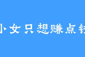 小女只想赚点钱