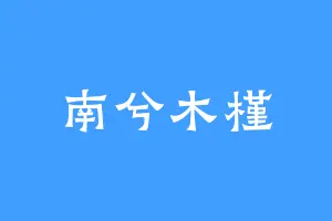 南兮木槿