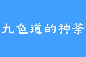 九色道的神荼